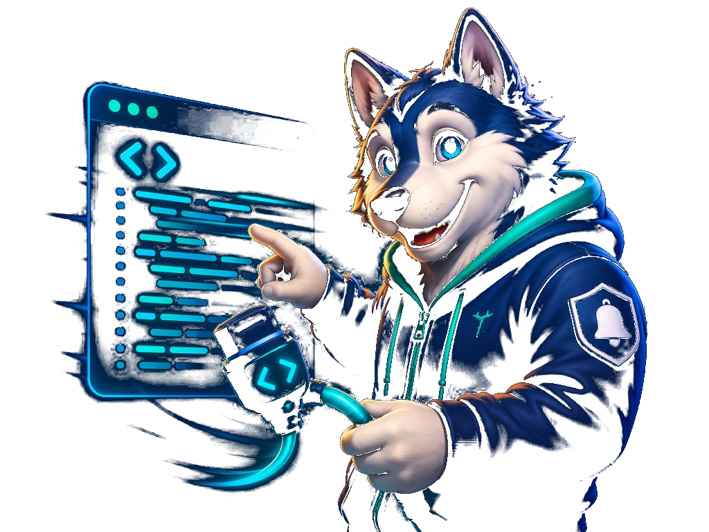 Mascotte Willy Push copia lo script nel sito